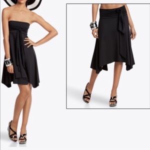 WHBM Black convertible Dress/Skirt Cover Up